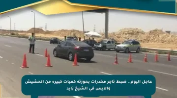 عاجل اليوم.. ضبط تاجر مخدرات بحوزته كميات كبيرة من الحشيش والأيس في الشيخ زايد
